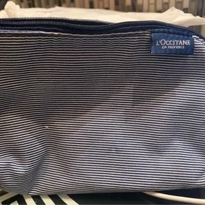 L'occitane Bag - Makeup Pouch | Color: Blue/White